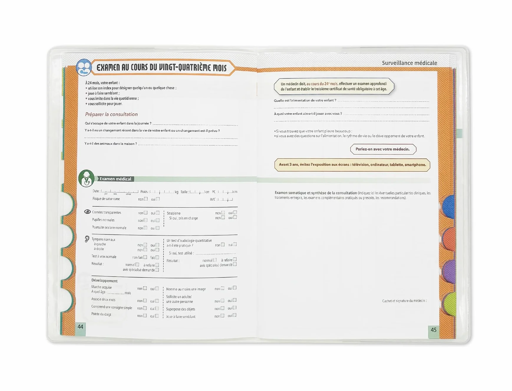 Protège Carnet de Santé Personnalisé Fabriqué en France Bleu Étoile Dorée