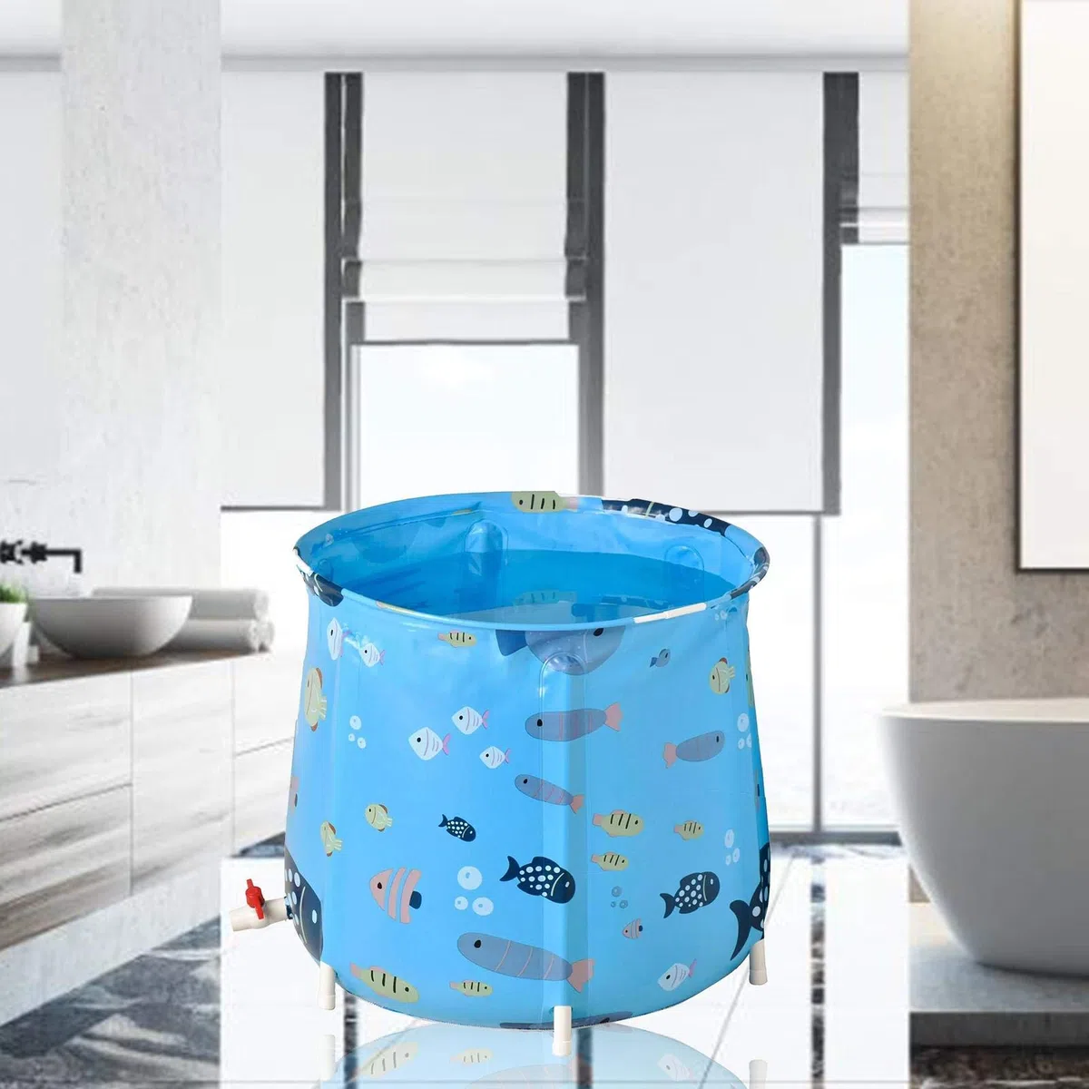Baignoire Pliante Baignoire Barrel Seau Baignoire Baignoire pour Enfants Baignoire Pliante monocouche | | 55x58 cm