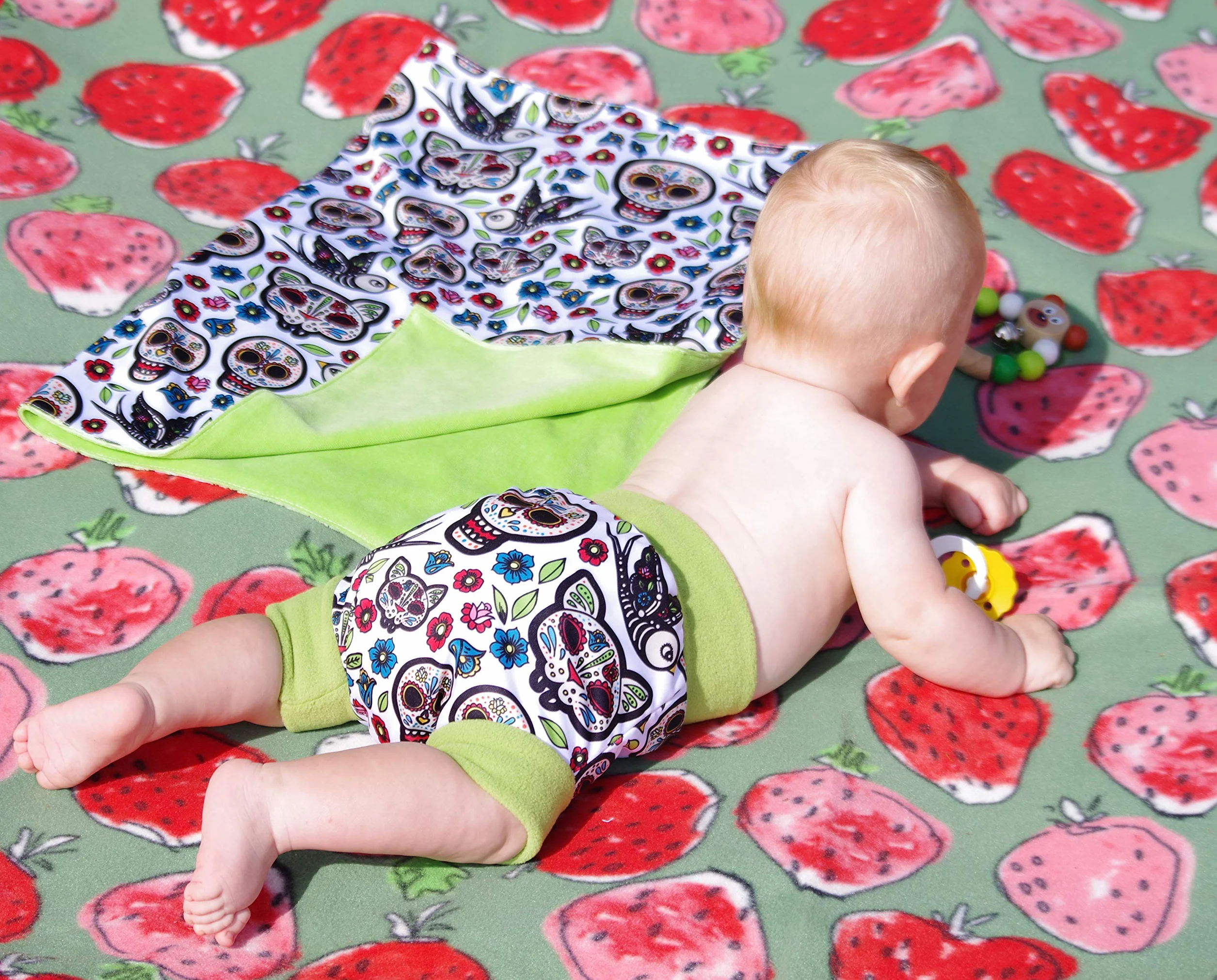 Shorty en PUL Petit Lulu | Culotte de Protection | Pull Up Couche | Couvre-Couche | Taille L | Réutilisable & Lavable | Étanche | Couches Lavables | Fabriqué en Europe (Jungle King)