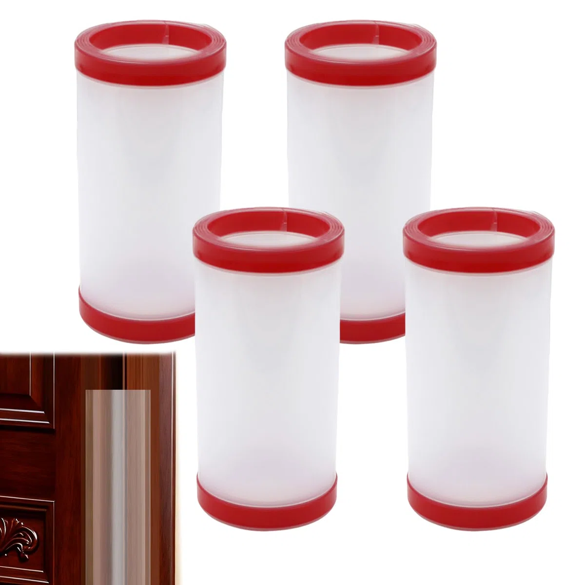 4 PCS Protège Pincement Porte 17x120CM Porte Anti Pince Doigts Crèche Bande Protection Porte Anti Pincement Porte Charnière Garde Bébé Enfants Animaux Maternelle Salle Classe