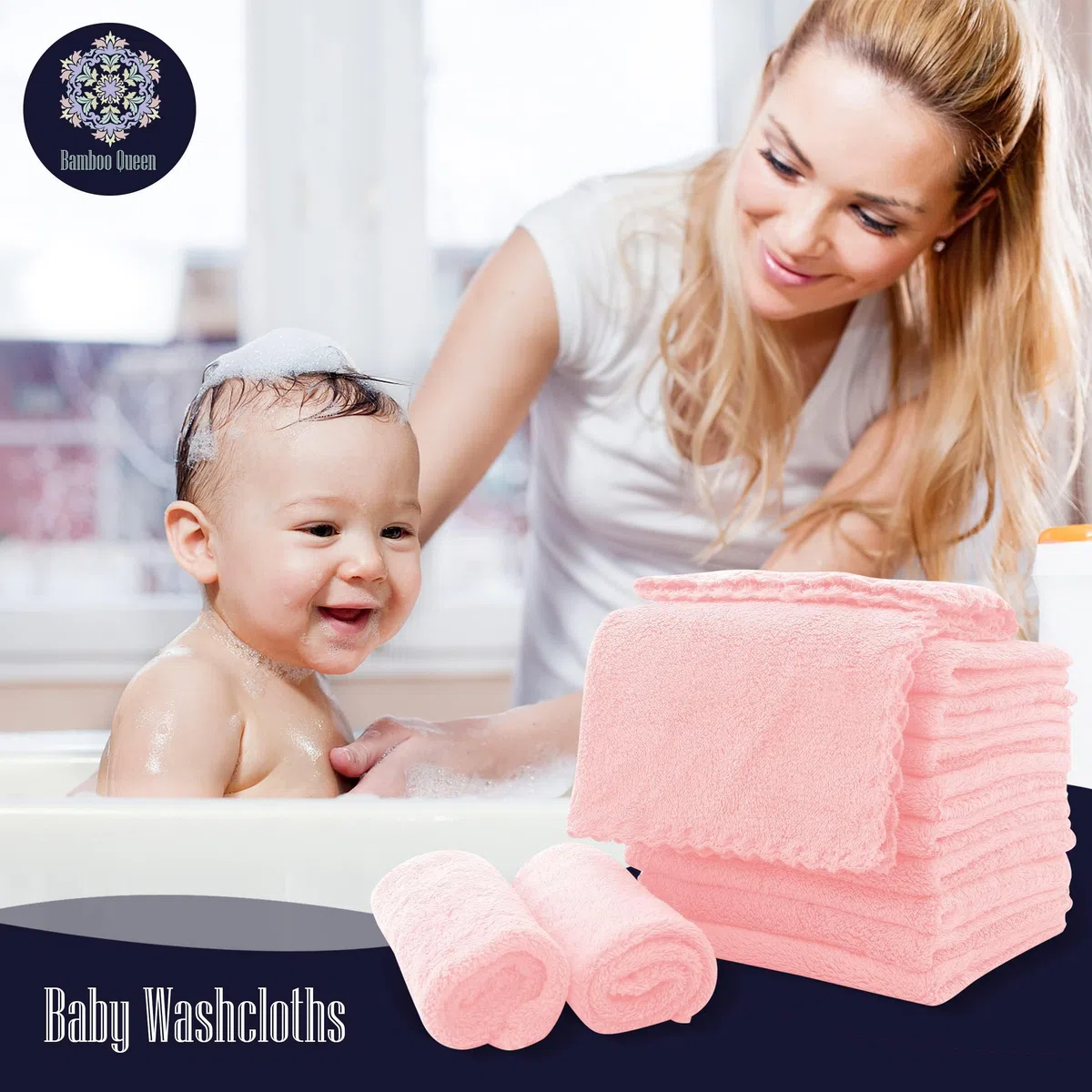 Lot de 32 débarbouillettes pour bébé - Polaire corail de luxe - Extra absorbantes et douces pour nouveau-nés, nourrissons et tout-petits - Convient aux peaux sensibles et aux nouveau-nés - Douche