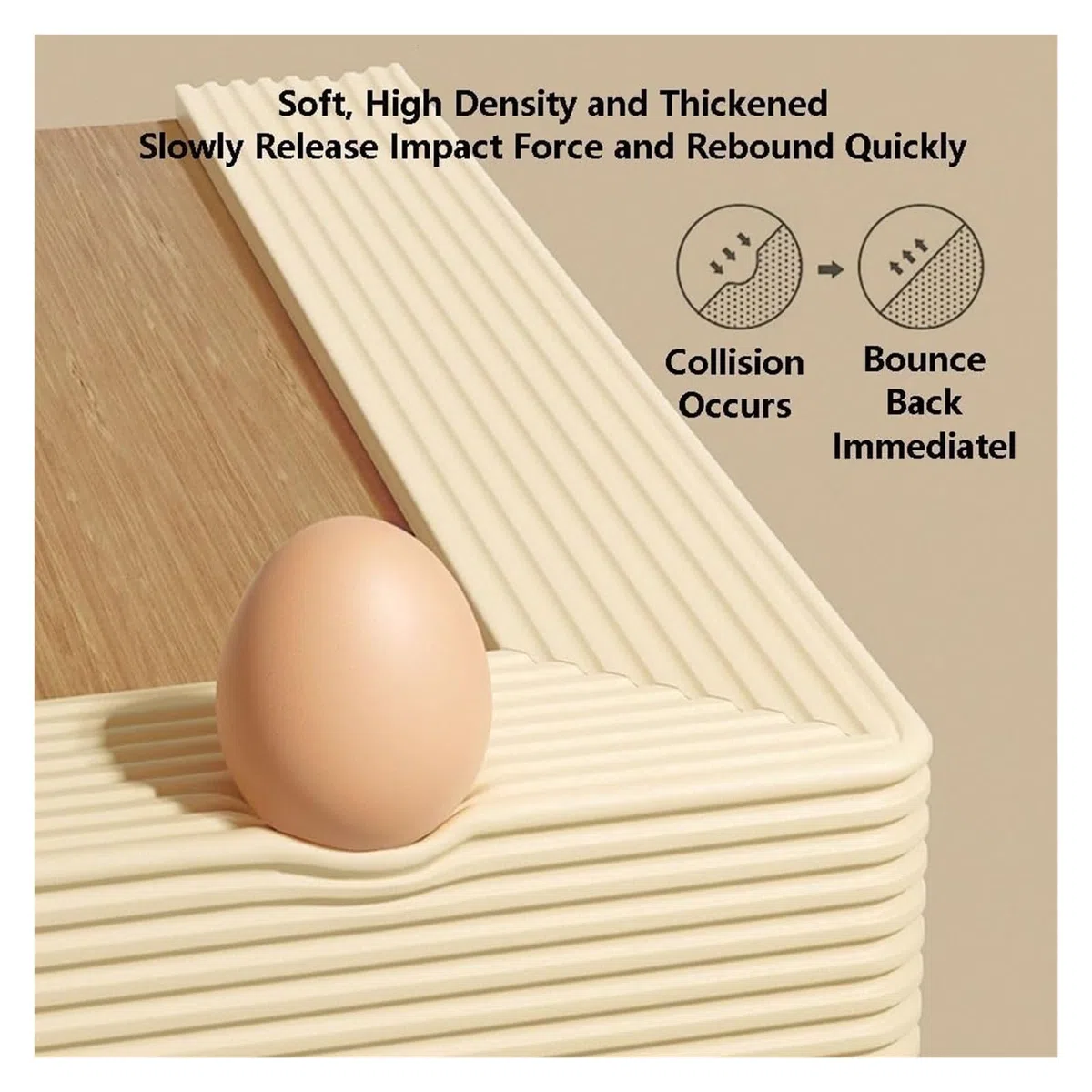Protection d'Angles et Rebords pour Bébés Bandes De Sécurité En Mousse De 20 Cm De Large, Pare-chocs De Coussin Anti-collision Auto-adhésif De 1 Cm D'épaisseur, Bande De Protection D'angle De Protecti