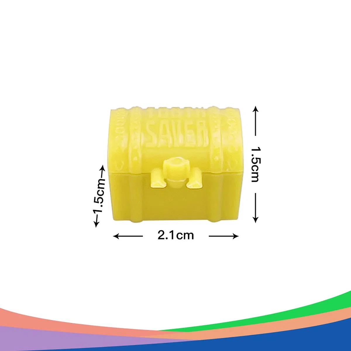 Lot de 50 boîtes de rangement pour dents de bébé, boîte de rangement pour dents de bébé, boîte à dents pour enfants, cadeau de fête, prix, sac dentaire – Boîte de 1,9 cm
