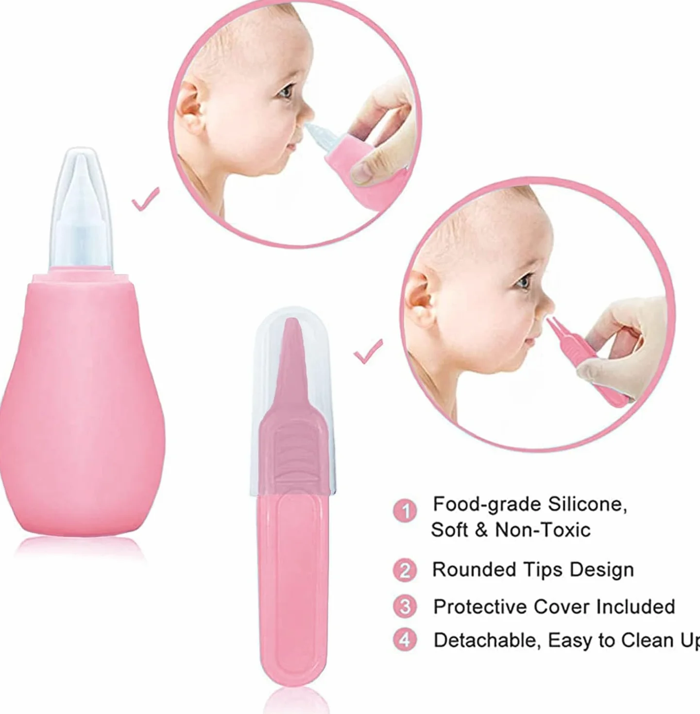 Trousse de Soin Bébé Naissance 13 en 1 – Kit Complet pour Nouveau-Né Fille Garçon (rose)