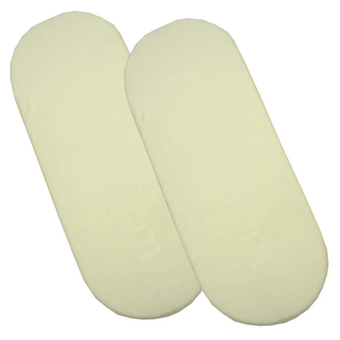 BabyPrem bébé Moïse Bassinet Lot de 2 draps en Coton Aménagée 70 x 40cm Crème