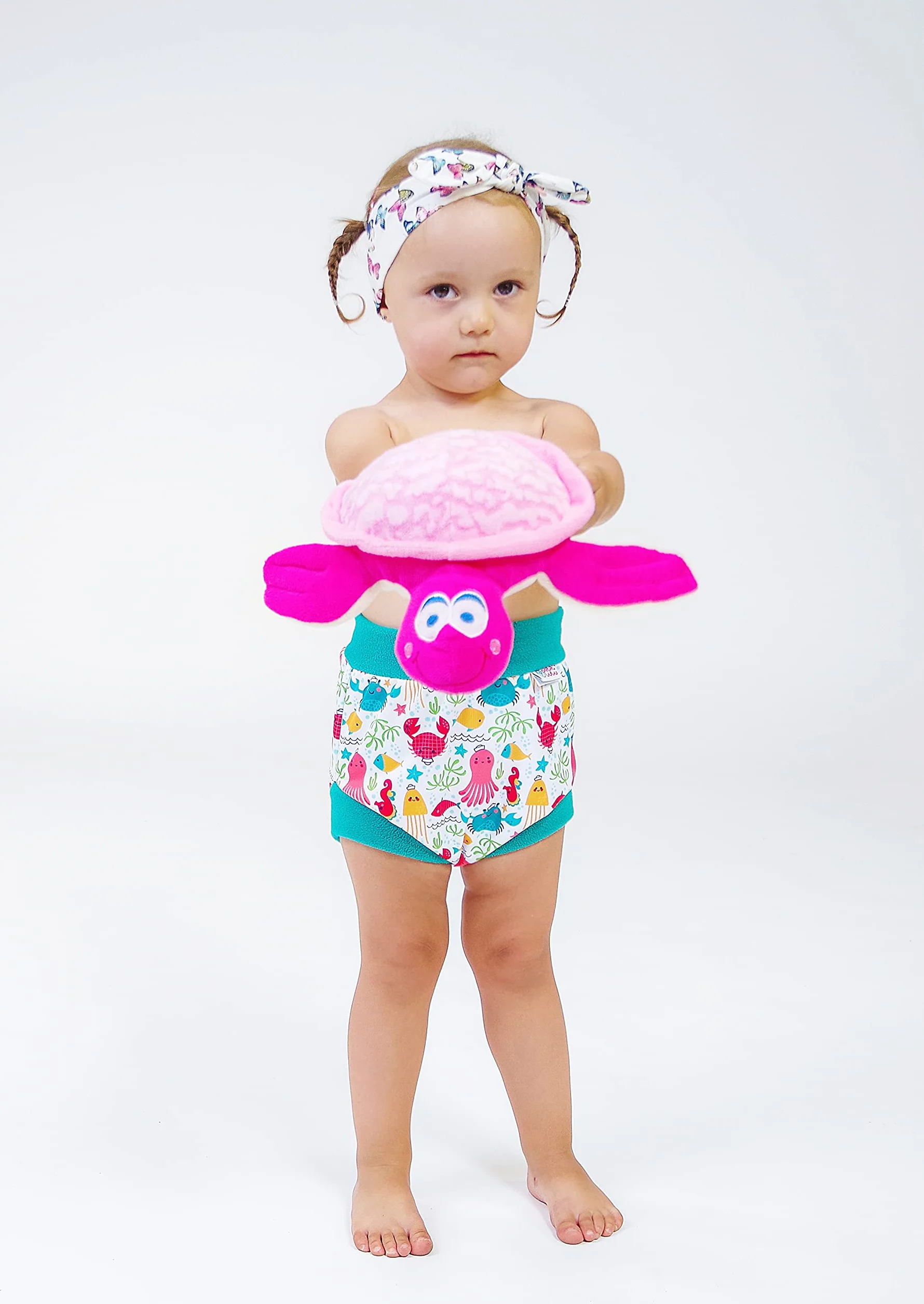 Shorty en PUL Petit Lulu | Culotte de Protection | Pull Up Couche | Couvre-Couche | Taille L | Réutilisable & Lavable | Étanche | Couches Lavables | Fabriqué en Europe (Jungle King)