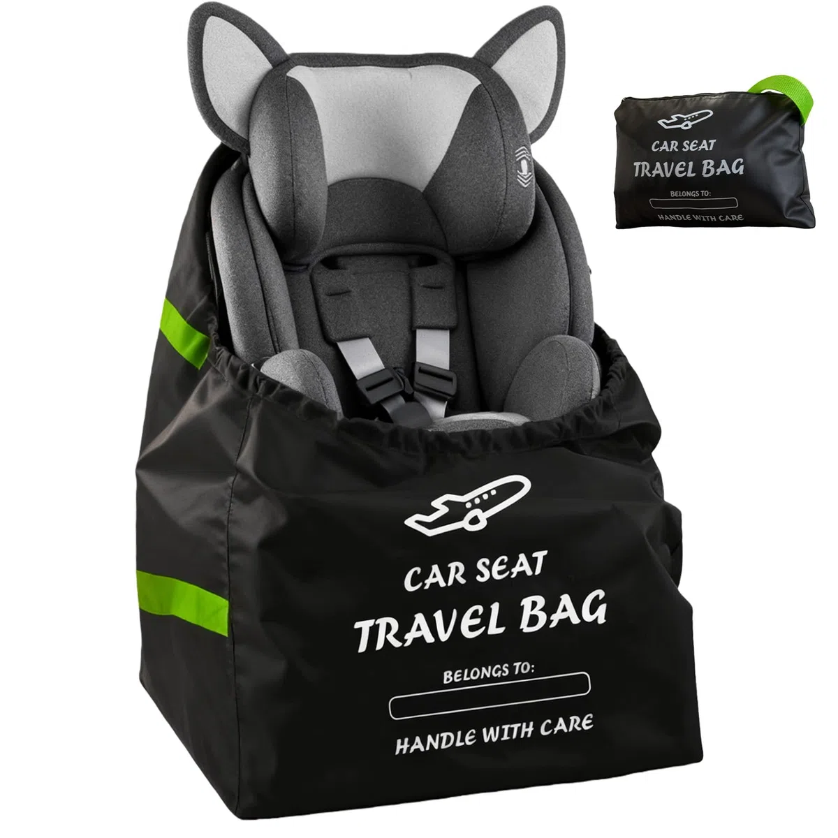 Sac de transport pour poussette - 86 x 46 x 46 cm - Gate Check - Sac de voyage - Sac de poussette en avion - Housse de protection pour poussette - Sac de protection pour poussette