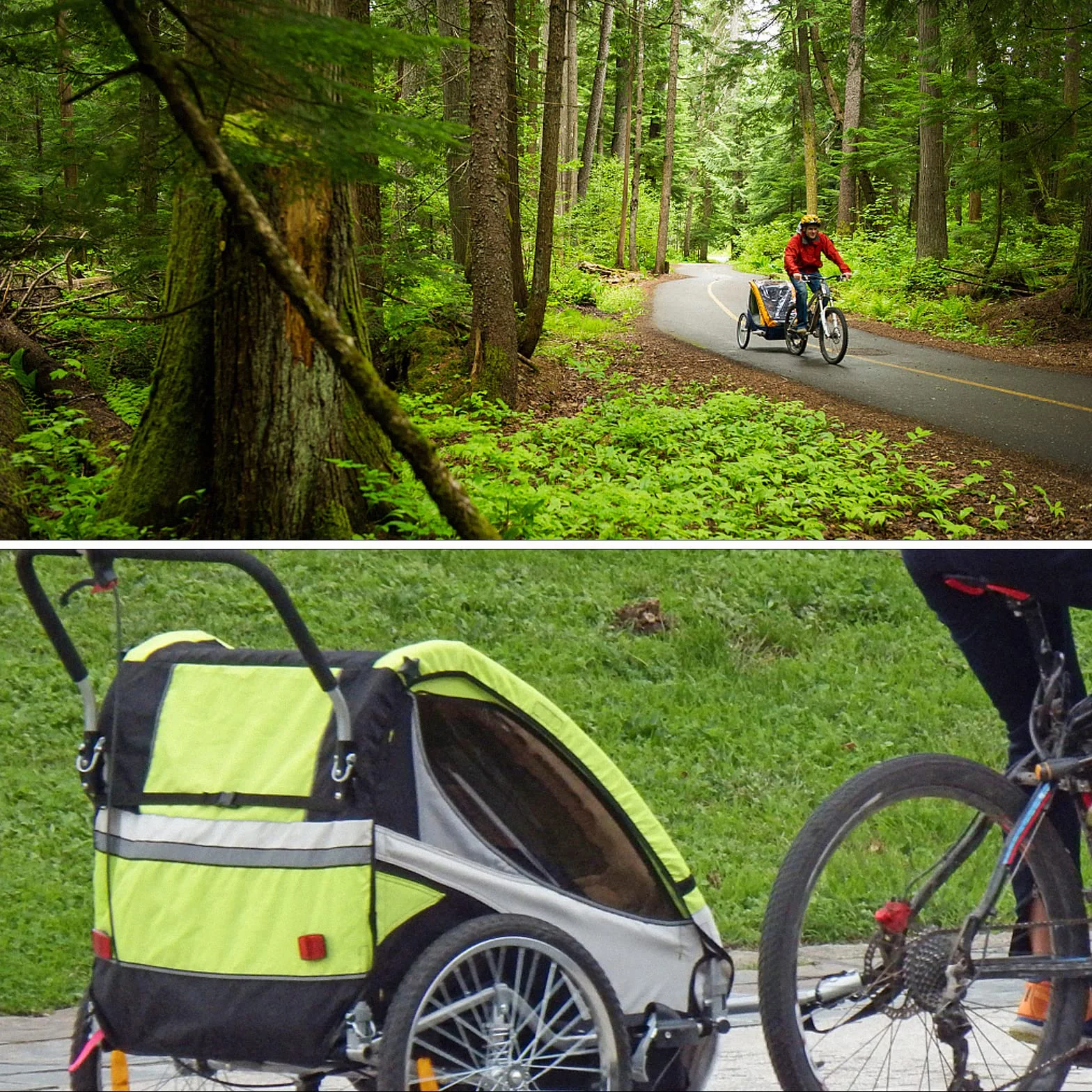 EXLECO Attelage Remorque Vélo Double Protection, 11mm Universel Coupleur D'attelage pour Remorque de Vélo, Connecteur d'Attelage de Remorque de Vélo pour Enfants et Chiens