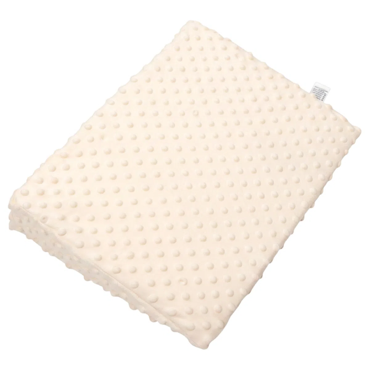 Coussin de Soutien incliné à 30 degrés pour Berceau, idéal pour soulager Les Reflux chez bébé Dormant sur Le côté. Coussin en Velours Doux à Bulles, 48 x 35 cm.